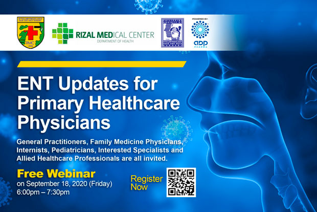 ADP Pharma invites you on a webinar titled “ENT Updates for Primary Health Care Physicians”