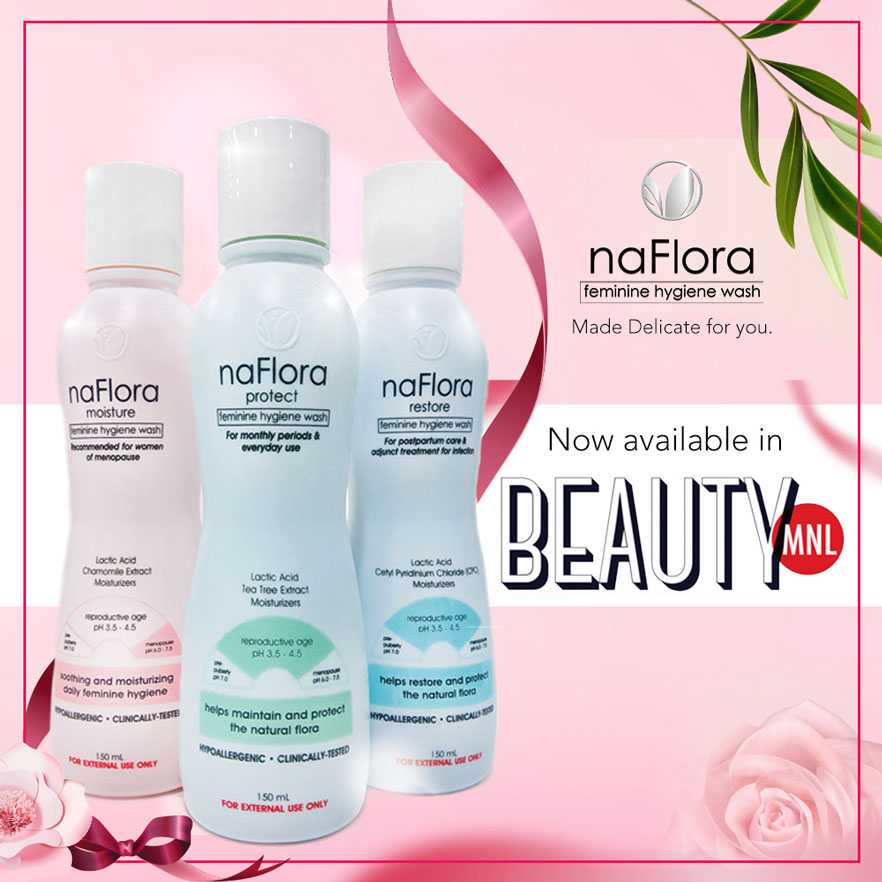 NaFlora products are now available in Beauty MNL