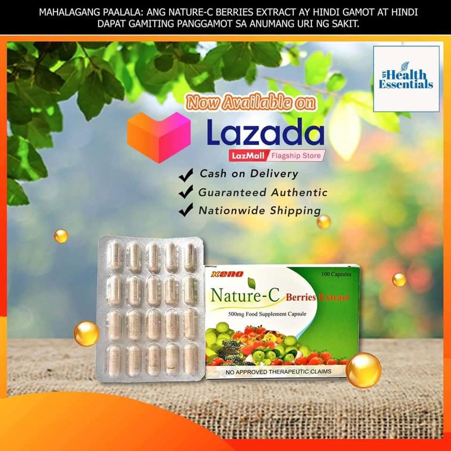 Nature C Berries Extract now available on Lazada