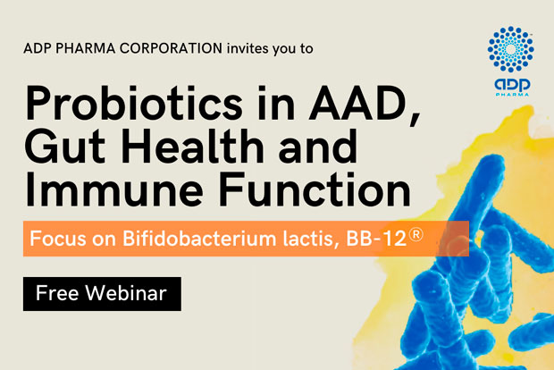 ADP Pharma will host a webinar titled: “Probiotic in ADD, Gut Health and Immune Function”