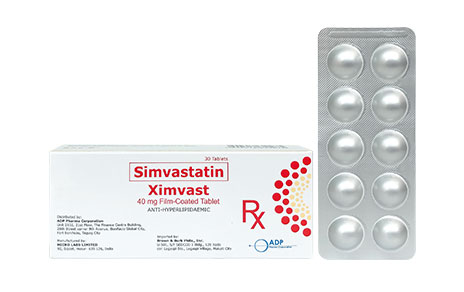 Ximvast 40mg box of 30s/3 blisters